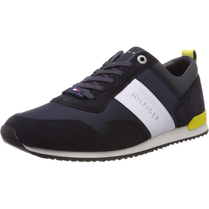 Кросівки Tommy Hilfiger чоловічі Iconic Material Mix Runner, 42 EU, синій/midnight