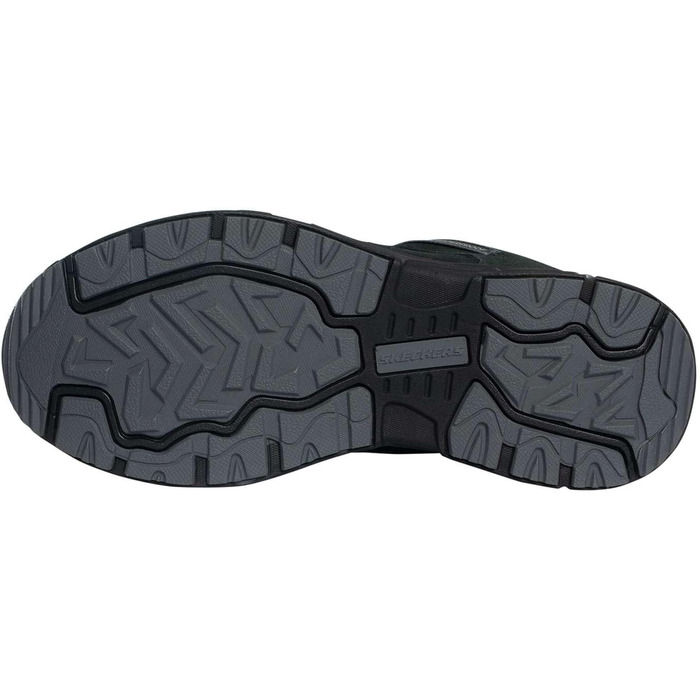 Чоловічі кросівки Skechers Oak Canyon Consistent Winne Hands Free Slip-in, чорний замш, сині вставки