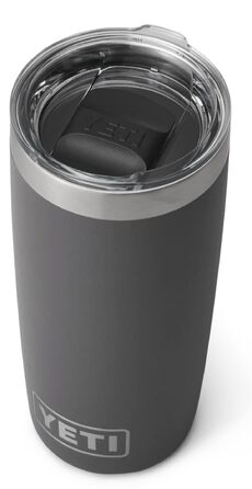 Термокружка YETI Rambler 10 oz (295 мл) з кришкою MagSlider, нержавіюча сталь, вакуумна ізоляція, Charcoal