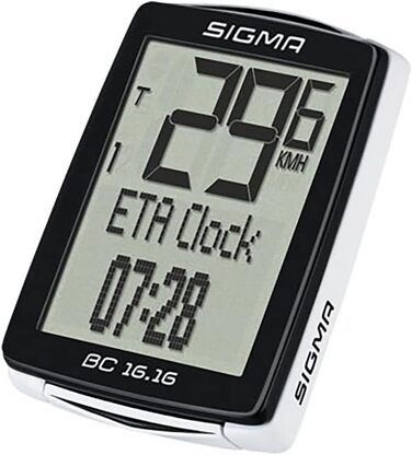 Велокомп’ютер Sigma Sport BC 16.16 STS, 16 функцій, бездротовий, чорний