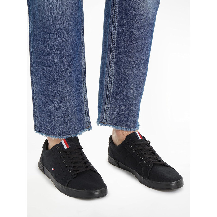 Чоловічі кеди Tommy Hilfiger Vulcanized Sneaker, чорні (розмір 46 EU)