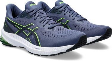 Кросівки ASICS GT-1000 12 для чоловіків (42 EU, Thunder Blue Electric Lime)