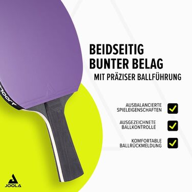 Набір для настільного тенісу JOOLA Colorato Duo та Black&White - ідеальний для сім'ї, початківців та професіоналів