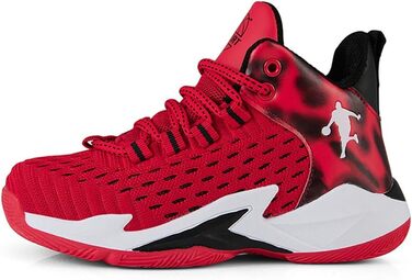 Дитячі баскетбольні кросівки High Top для занять спортом та прогулянок. Зносостійкі, антиковзаючі, дихаючі, розміри 31-40 (H685 Crot, 35 EU)