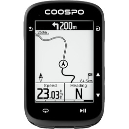Бездротовий велокомп'ютер COOPSO CS500 з GPS, 2.6