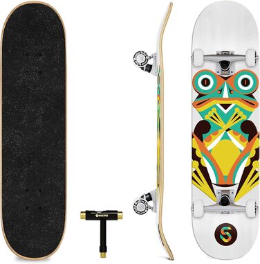 Скейтборд SKATRO Pro 78.7 см Комплектний для Дорослих, Підлітків та Дітей (Frog)