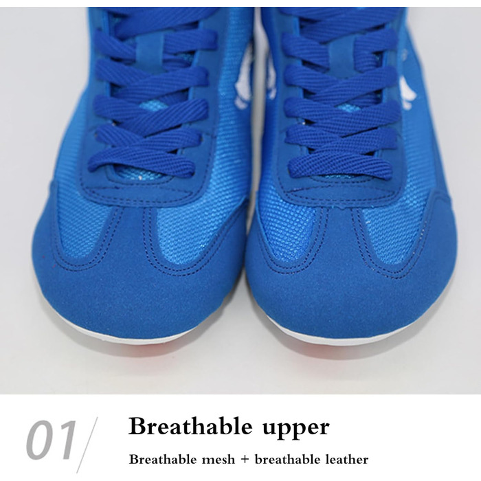 Боксерські кросівки для жінок, чоловіків та підлітків. Дихаючі, легкі, з підтримкою та комфортом. Червоні, 37 EU