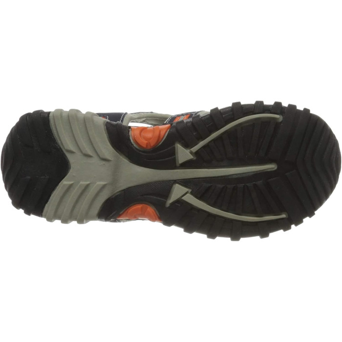 Дитячі трекінгові черевики McKinley Vapor II Jr. для туризму та прогулянок, 23 EU, блакитний, темно-синій, червоний