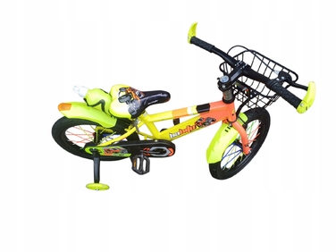 Дитячий велосипед 16 дюймів для хлопчика з кошиком, синій