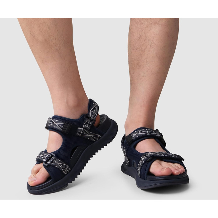 Чоловічі сандалії ONCAI Wandersandalen: сітка, літо, пляж, водний спорт, трекінг, регульовані ремінці (49 EU, блакитний)