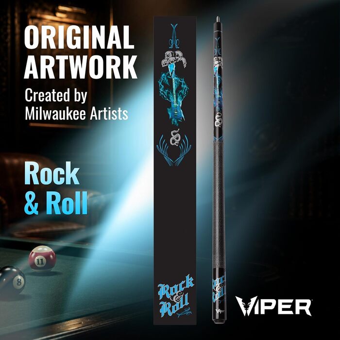 Більярдний кий Viper Underground Rock & Roll, 2-дільний, 147 см, 21 унція