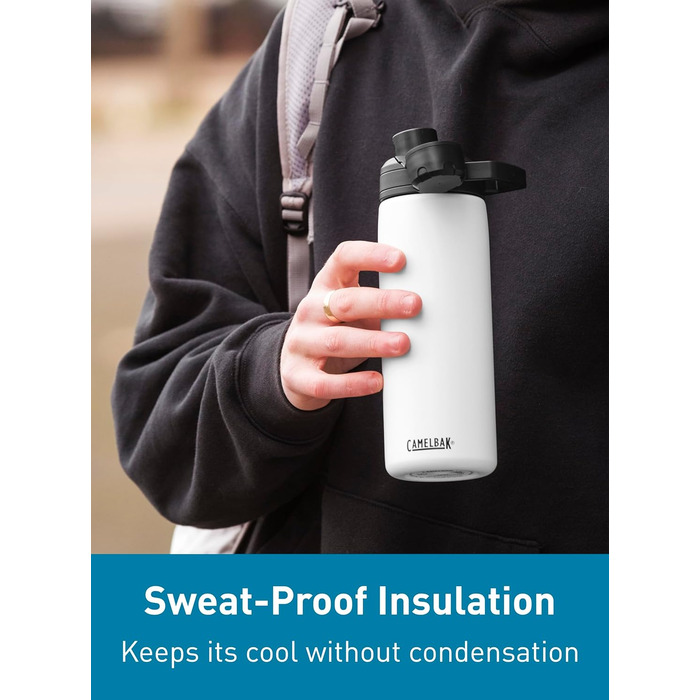 Термобутилка Camelbak Chute Mag SST вакуумна, чорна, нержавійка
