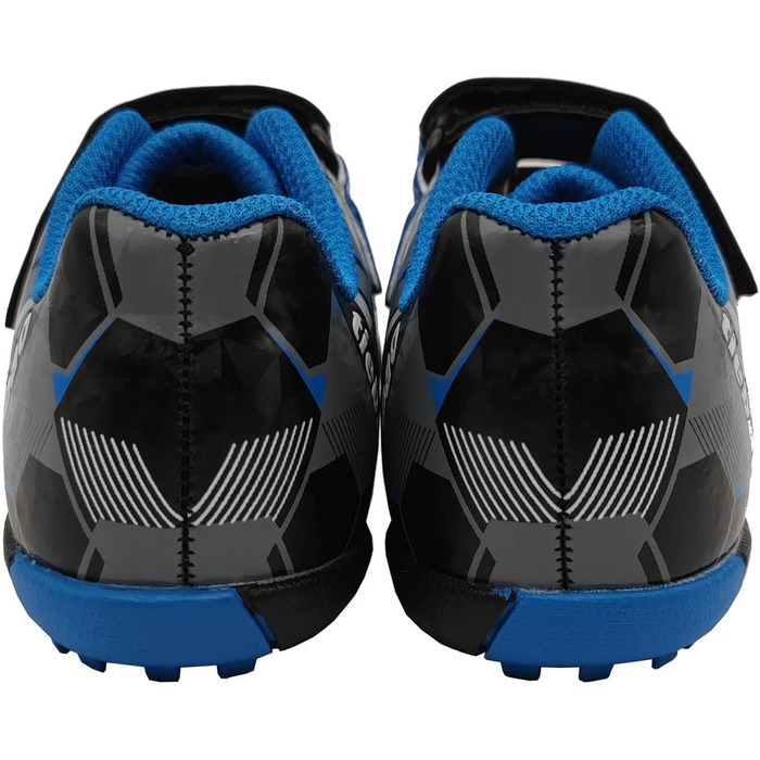 Дитячі футбольні бутси для гри на твердих ґрунтових покриттях, Outdoor, розмір 25-37, зелені та сині