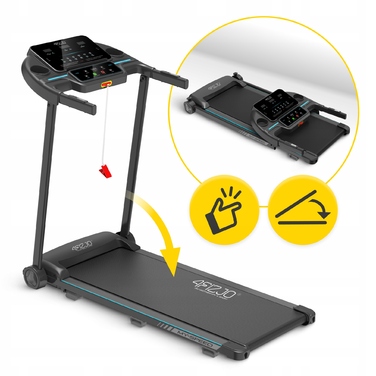 Електрична бігова доріжка 4FIZJO MY-SPEED до 90 кг