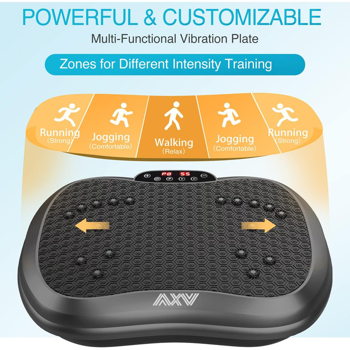 Віброплатформа для тренувань AXV, Mini-Fitness, Лімфодренаж для схуднення та тонусу, Домашній спортзал