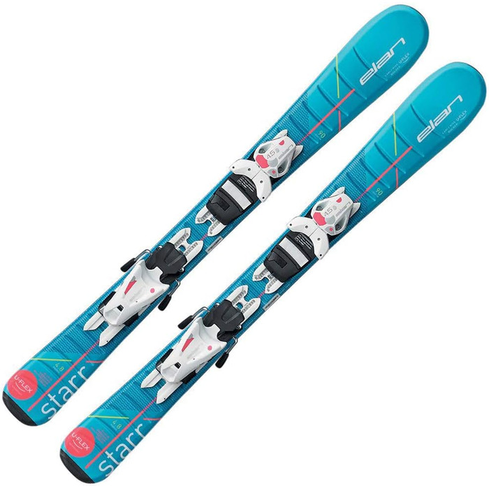 Гірські лижі Elan Starr QS для дітей, карвінг, сині, 120 см, модель 18/19