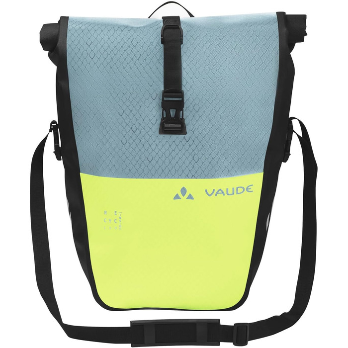 Велосипедна сумка VAUDE Aqua Back Color Single, водонепроникна, 24 л, синьо-зелена