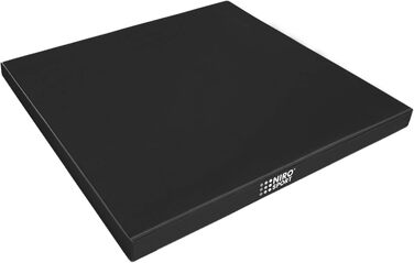 Гімнастичний мат NiroSport 100x100x8 см, м'який, для фітнесу, тренувань, спортивний, захисний, червоний, вироблено в Німеччині