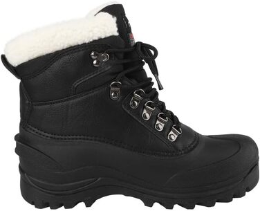 Водонепроникні зимові черевики Riemot для жінок та чоловіків: теплі, з підкладкою, антиковзаючі, для походів, трекінгу, роботи та катання на лижах. Розміри EU36-47, чорний колір.