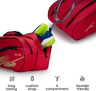 Набір для бадмінтона HUNDRED Cosmogear: сумка, зручні ручки та лямки, матеріал - поліестер