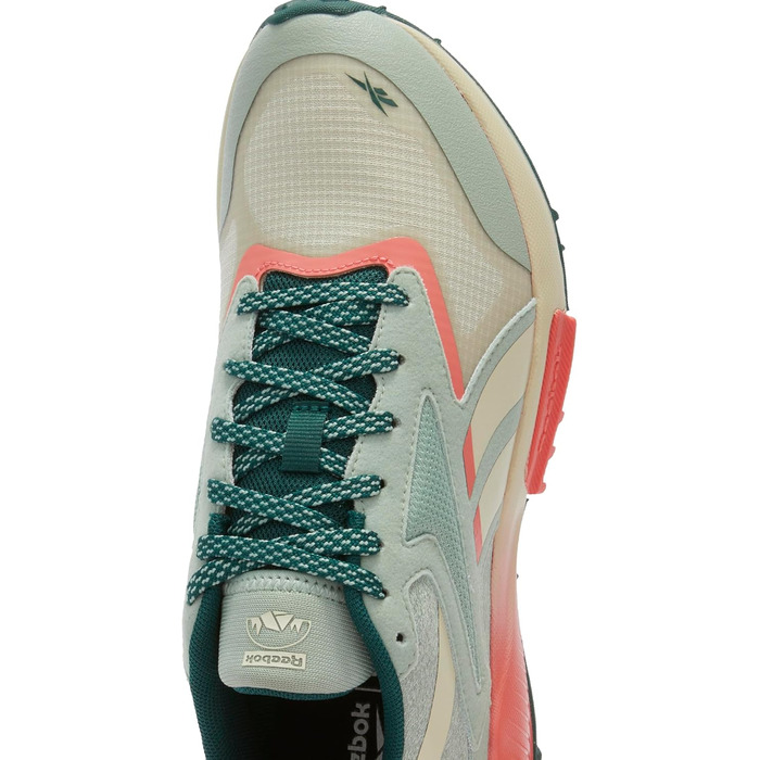 Кросівки жіночі Reebok Lavante Trail 2, гібридний зелений, білий, кораловий (35 EU)