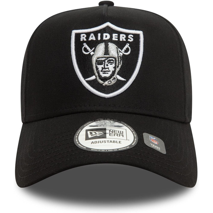 Кепка New Era NFL Las Vegas Raiders з логотипом команди, регульована, вигнутий козирок, універсальний розмір