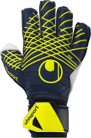 Воротарські рукавички Uhlsport Prediction Soft Flex Frame для дітей та дорослих, сині/білі/жовті, футбольні