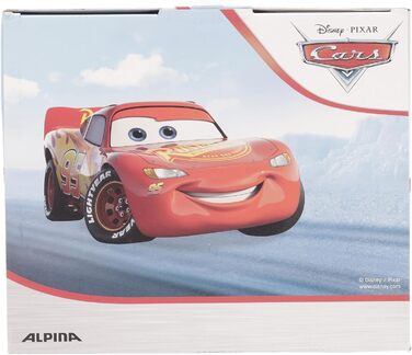 Дитячий велосипедний шолом Alpina Hackney Disney Cars, легкий, ударостійкий, з вентиляцією, можливість встановлення LED, розмір 51-56 см