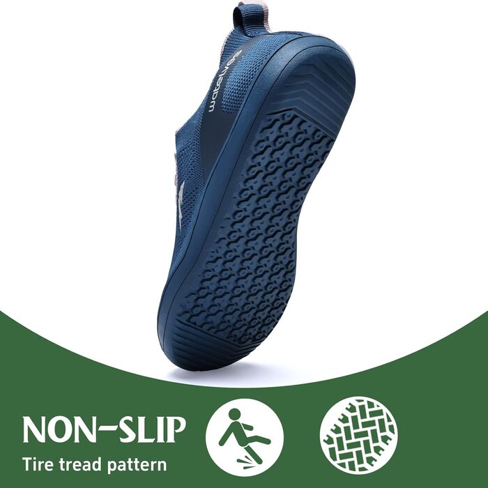 WateLves Легкі дихаючі кросівки для ходьби та тренувань, мінімалістичні трейлранні кросівки для жінок та чоловіків (37 EU, Синій)