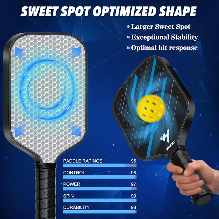 Набір для піклболу: 4 ракетки, 4 м'ячі, сумка. Підходить для гри в приміщенні та на вулиці. Ідеальний подарунок для початківців та професіоналів. Набір Meteor для піклболу.