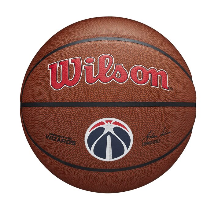 М'яч для баскетболу Wilson NBA Team Washington Wizards з автографом