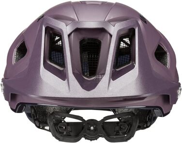 Велошолом UVEX Quatro Integrale для MTB, легкий, жіночий і чоловічий, регульований козирок, розмір 56-61 см, plum navy матовий