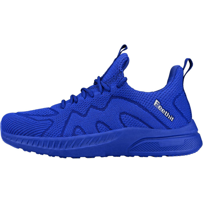 Кросівки Feethit для чоловіків: спортивні, для бігу, тенісу, фітнесу, повсякденного носіння. Легкі, дихаючі, синього кольору, 46 EU