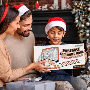 Дитячі футбольні ворота Yimore 3-в-1 для саду з сумкою, тренувальні аксесуари (120 см)