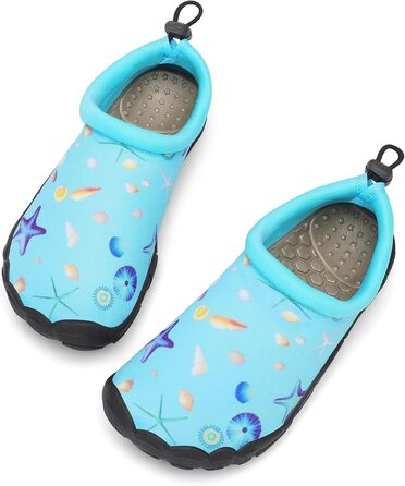 Дитячі шкарпетки-тапочки для плавання Mishansha: дихаючі, швидковисихаючі, антиковзкі, розмір 24-35, блакитні