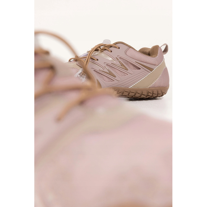 Жіноче спортивне взуття Barefoot (широкі), бежеве, на шнурівці, комфортні, р. 39