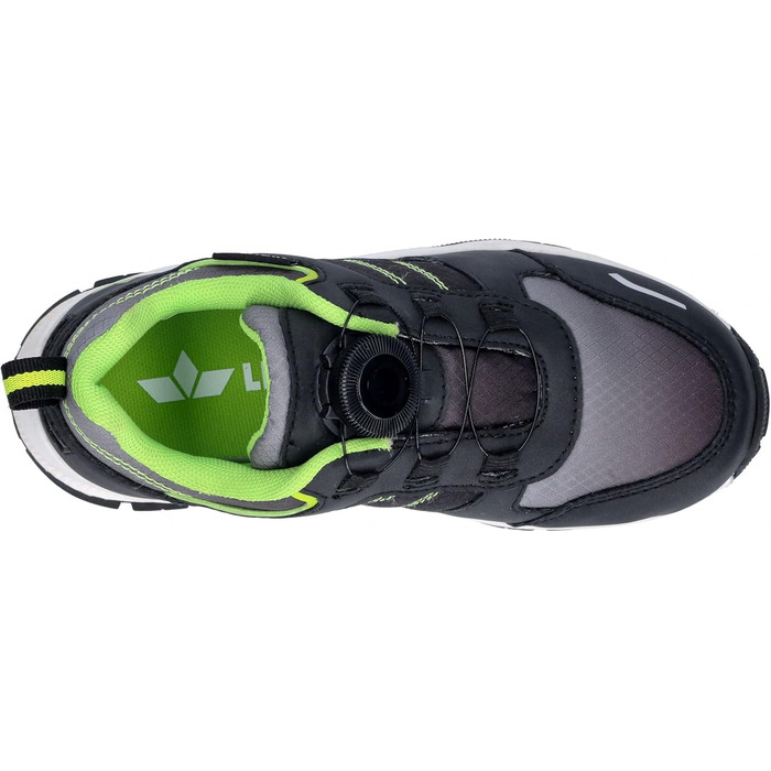 Дитячі трекінгові черевики Lico Akima для хлопчиків та дівчаток, 29 EU, чорно-сірий, лимонний акцент