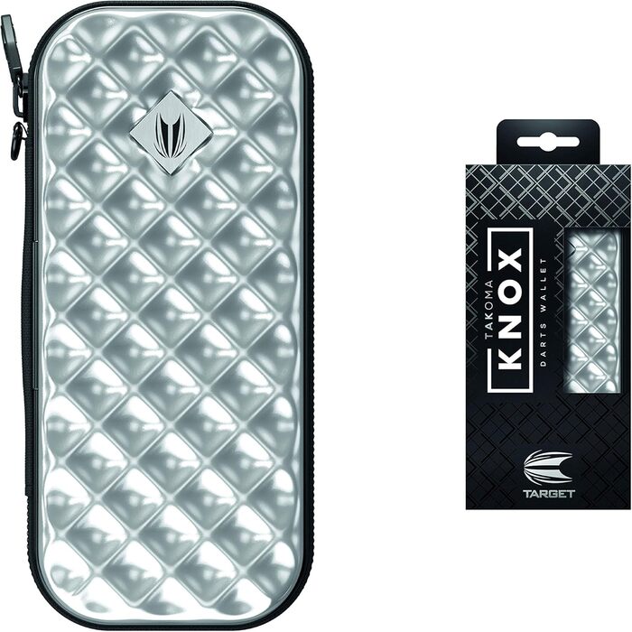 Футляр для дартс Target Takoma Knox Design, сріблястий