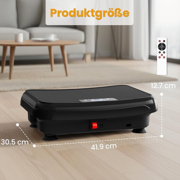 Віброплатформа TISSCARE до 180 кг - професійний фітнес-тренажер для дому. Віброплатформа для лімфодренажу, спалювання жиру та тренувань всього тіла.