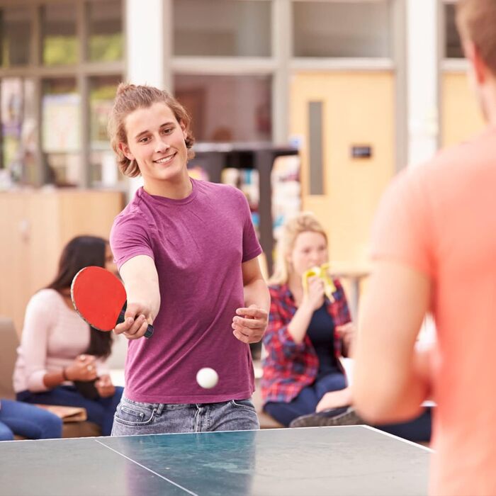 Професійна ракетка для настільного тенісу Sportout ITTF з чохлом для гри в приміщенні та на вулиці