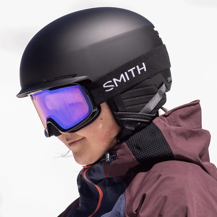Універсальні лижні окуляри Smith Optics Frontier з синьою дзеркальною лінзою для зимових видів спорту