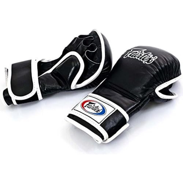 Рукавички для ММА Fairtex FGV15 чорні XL, для спарингів, фріфайту та греплінгу
