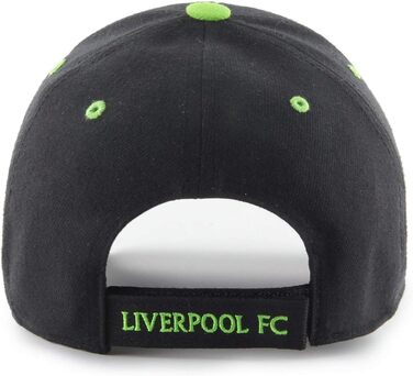 Кепка '47 Brand Relaxed Fit FC Liverpool чорний/лайм