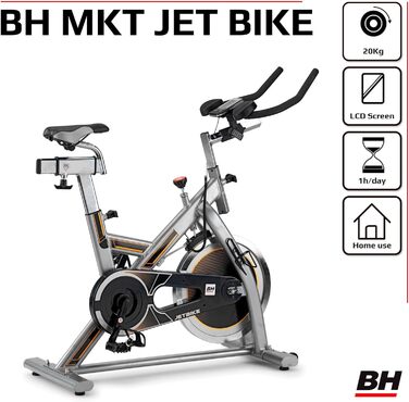 Велотренажер магнітний BH Fitness MKT Jet BIKE H9158RF для дому та фітнес-центрів