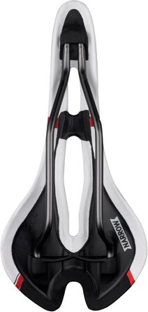 Велосипедне сідло Selle San Marco Aspide Racing для дорослих, унісекс, біле/чорне/червоне