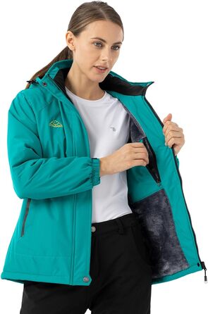 Жіноча зимова куртка Ysento: водонепроникна, тепла, вітрозахисна, для сноуборду та активного відпочинку, блакитна, розмір XL