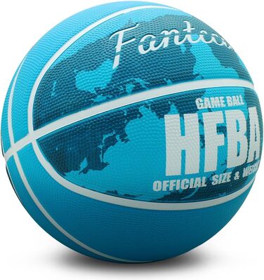 Гумовий баскетбольний м'яч Fantecia, розмір 7, для гри в приміщенні та на вулиці, тренування, чоловічий, жіночий, дорослий, підлітковий, з насосом