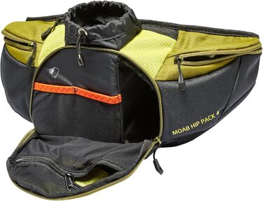 Поясна сумка VAUDE Moab Hip Pack 4, яскраво-зелена, універсальний розмір