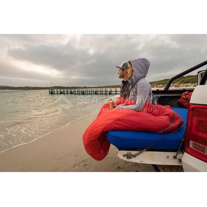 Каремат Sea to Summit Comfort Light Self Inflating - самонадувний килимок для туризму, пікніків, кемпінгу (Green, Full)