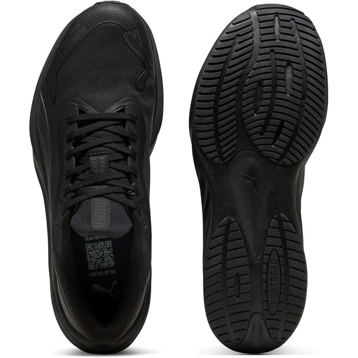 Кросівки PUMA Pounce Lite PTX для бігу по місту, чорно-білі (40.5 EU)